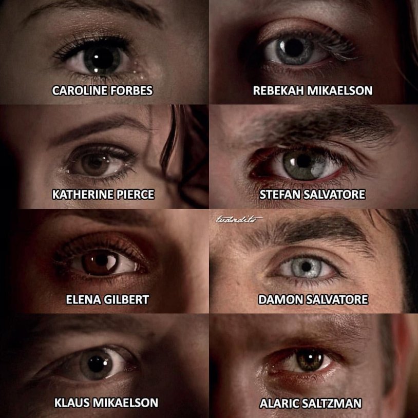 Vampire's eyes from the diaries