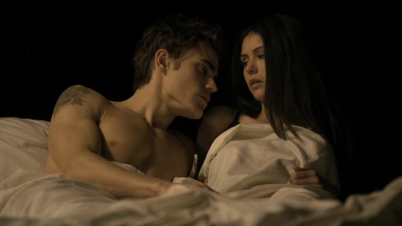 Stefan and Elena bed stage