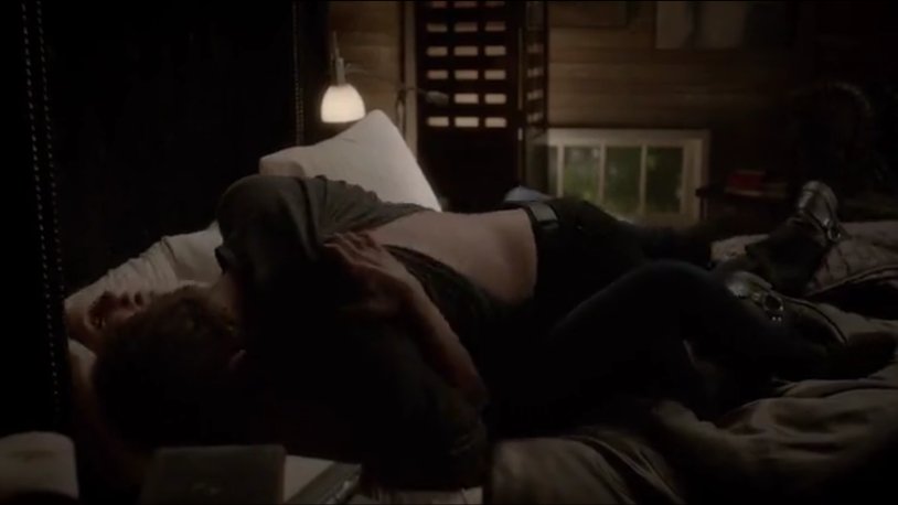 Stefan and Elena bed stage