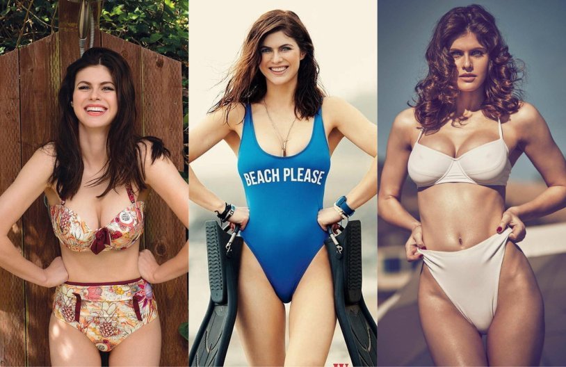 Alexandra Daddario in a swimsuit 2021