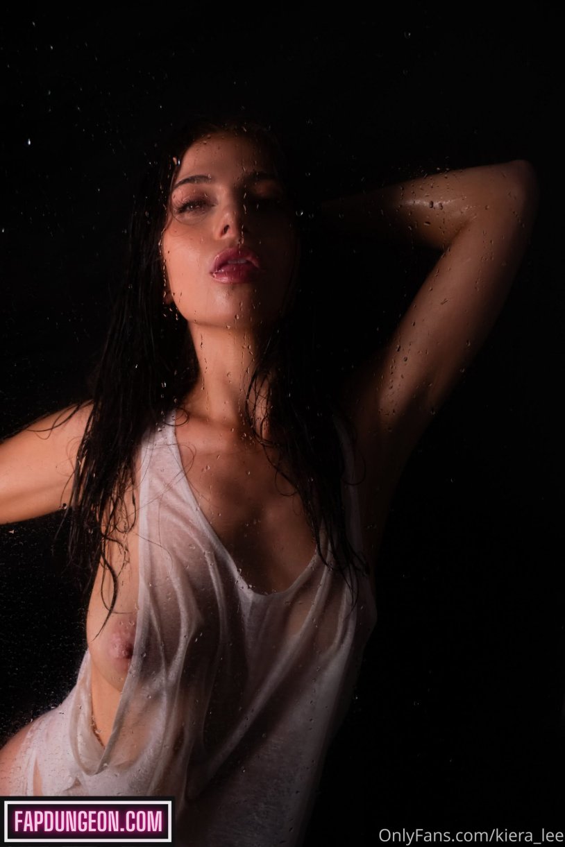 Girl in wet clothes