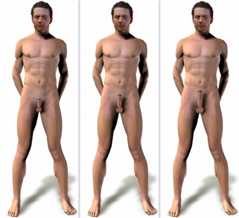 Naked member of John Falcon