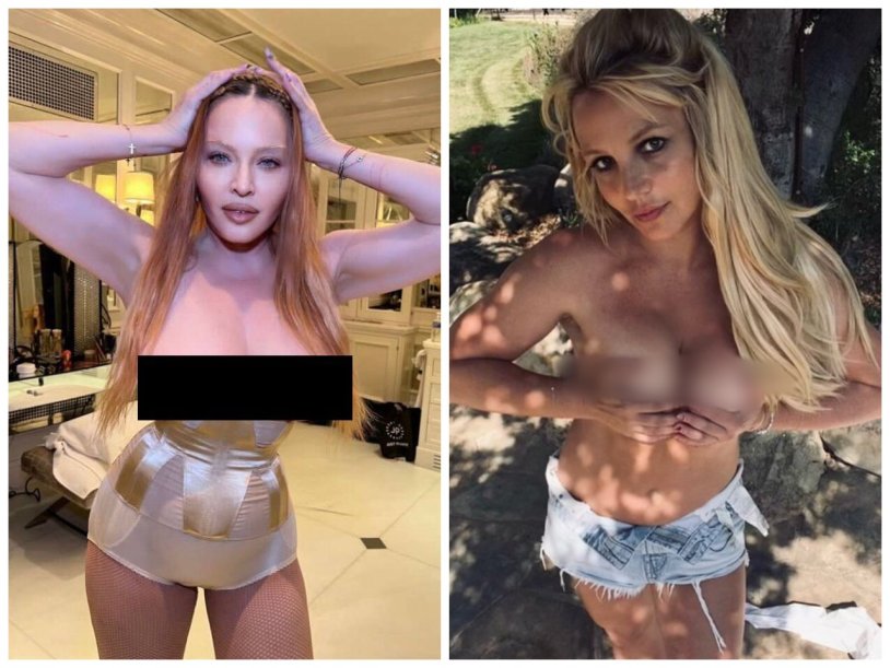 Singer Madonna Naked Instagram