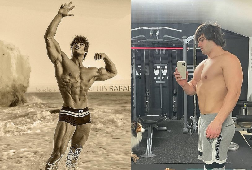 Jeff Seid in a black T -shirt