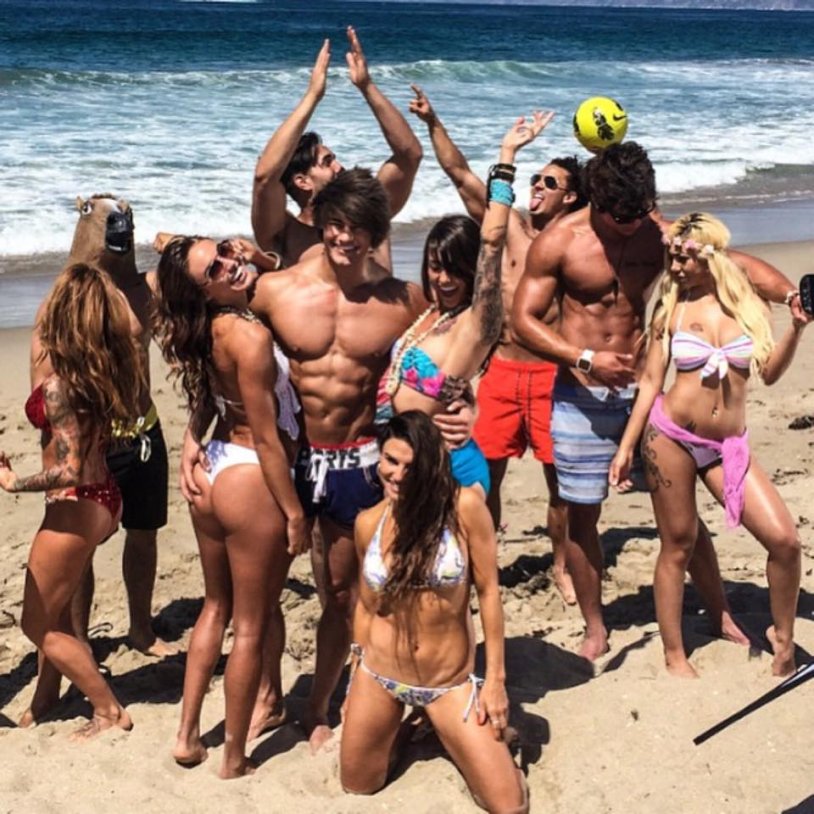 Jeff Seid on the beach