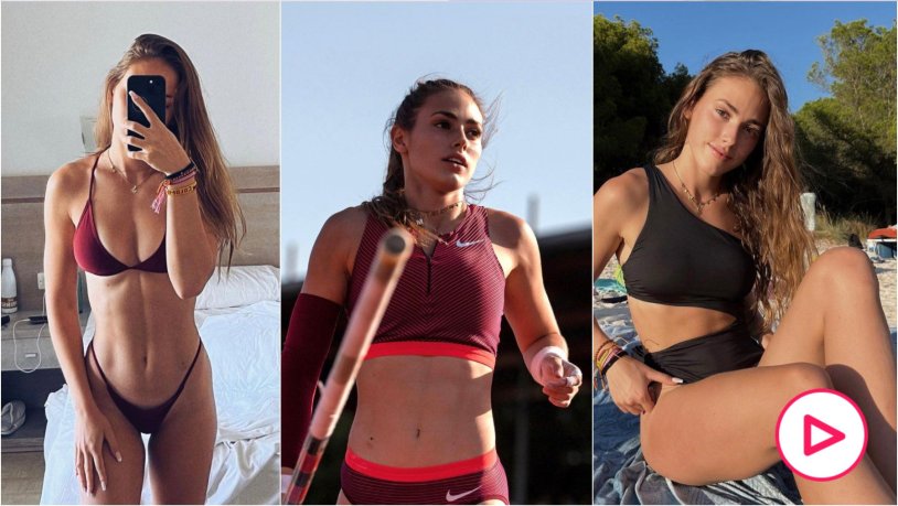 Clara Fernandez jumping