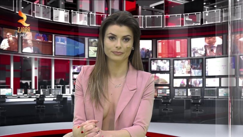 Albanian TV presenter Enki