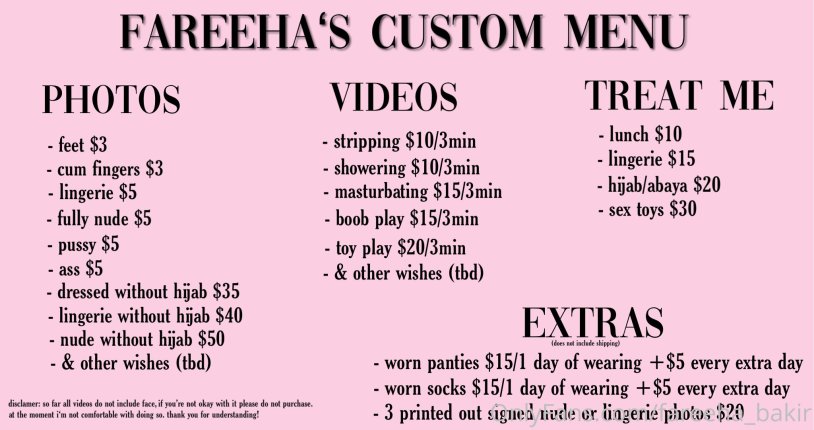 Fareeha Bakir Onlyfans drain