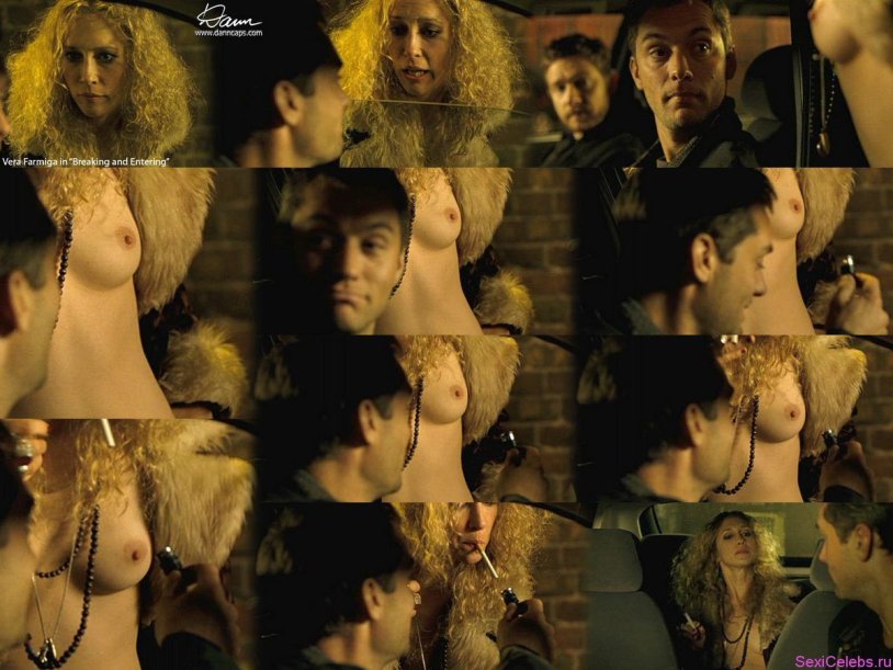 Actress Vera Farmiga breast