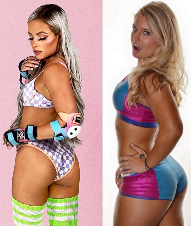 Liv Morgan and Alex Bliss Naked