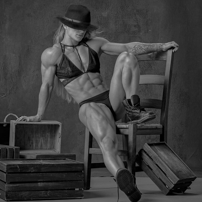 Bodybuilder girl