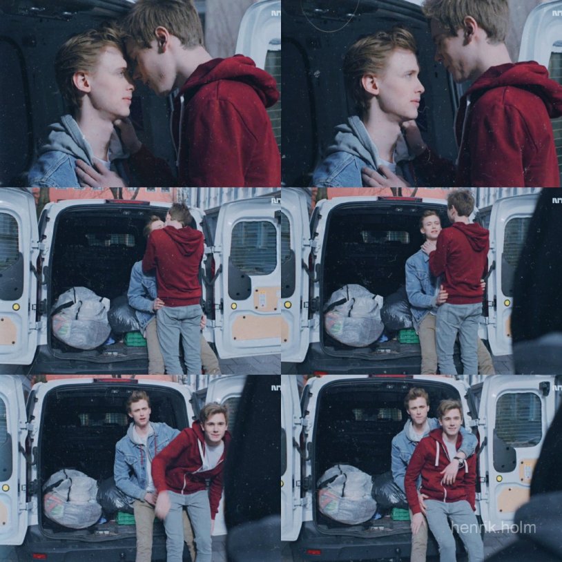 Henrik Holm and his girlfriend 2020