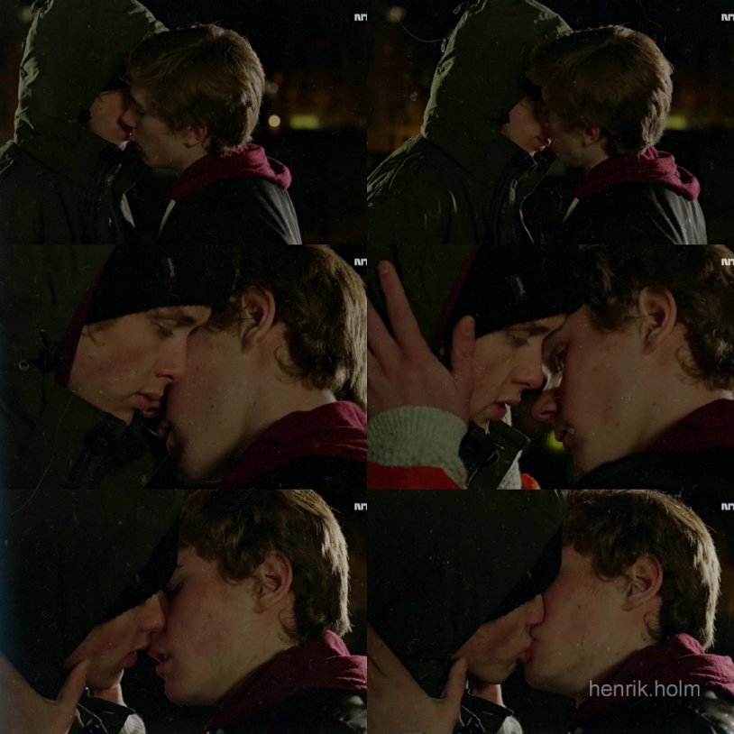Henrik Holm and Tarya Sandwick Kiss