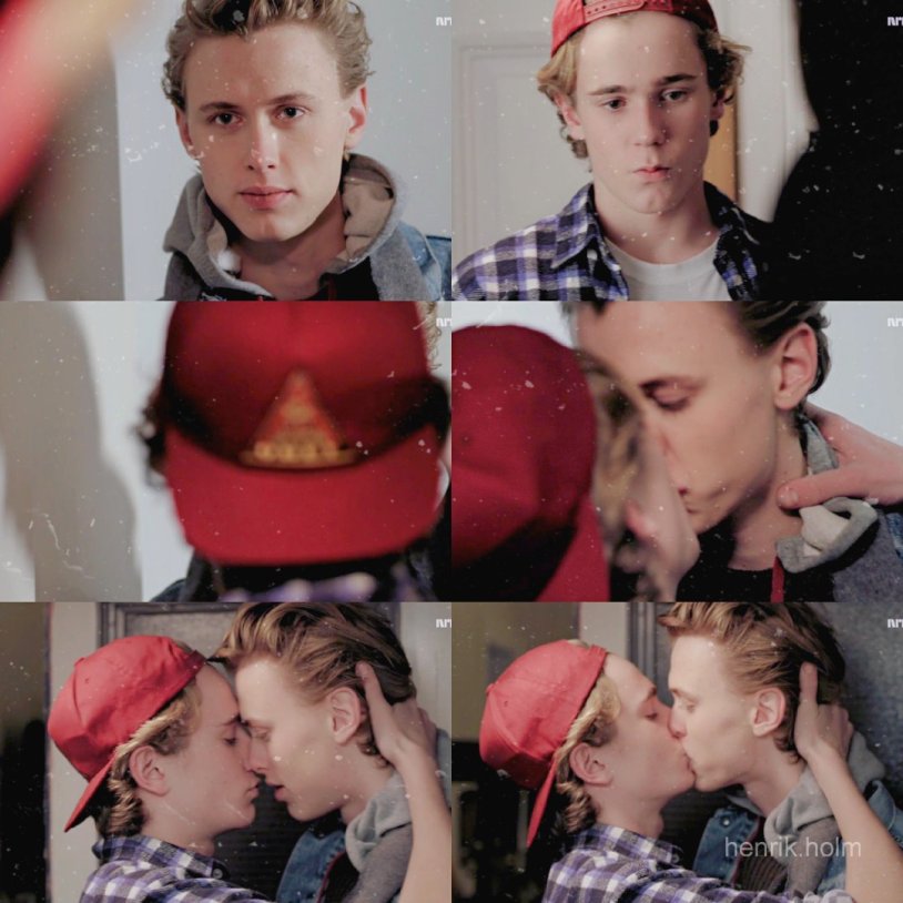 Henrik Holm and his girlfriend 2020