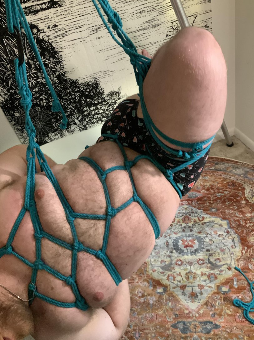 Shibari binding crotch