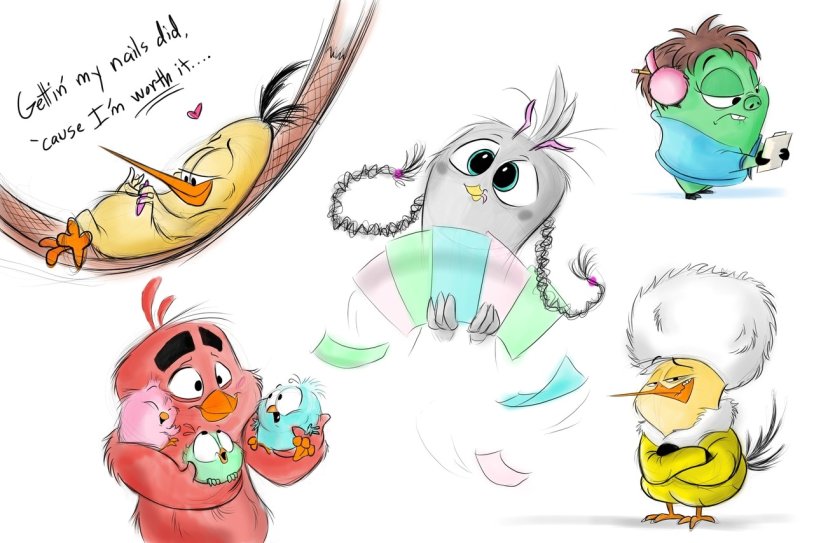 Engry Berdz 2 Red and Silver