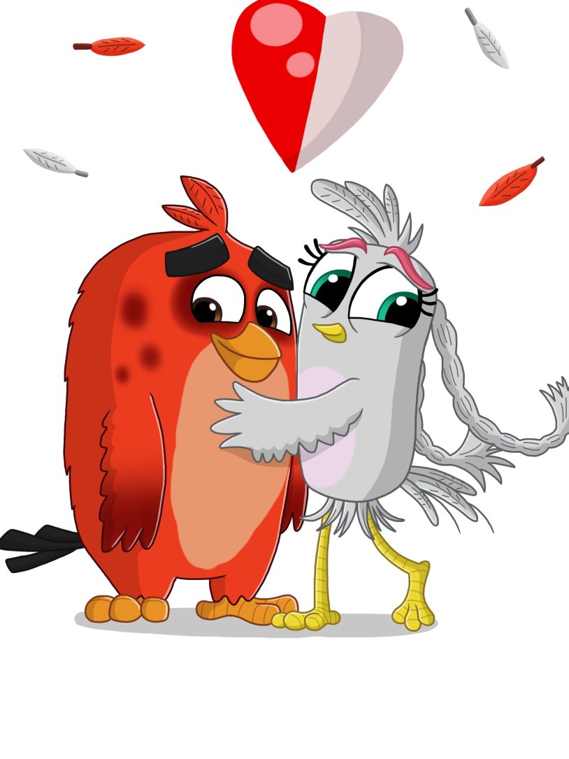 Engry Berdz 2 Red and Silver Love