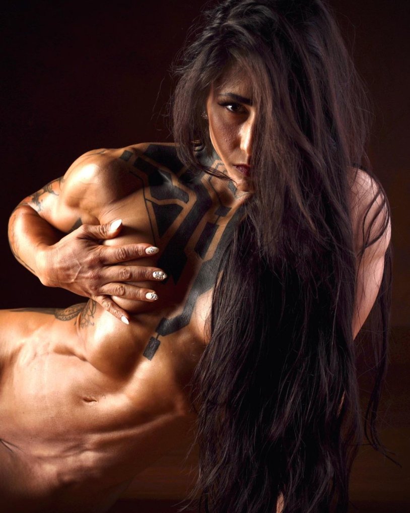Bodybuilder girl