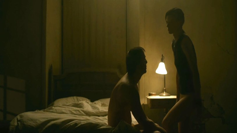 Runi Mara chest in the film