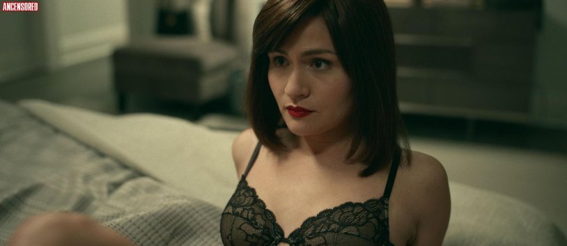 Janet Montgomery in a swimsuit