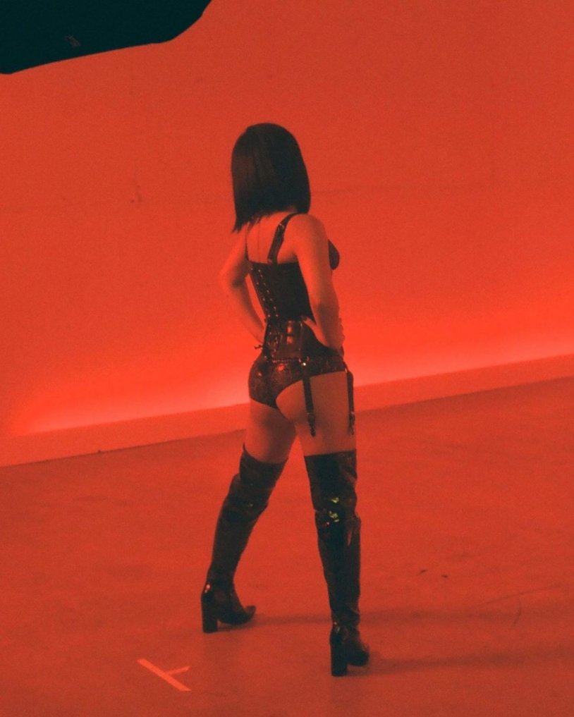 Becky G in stockings