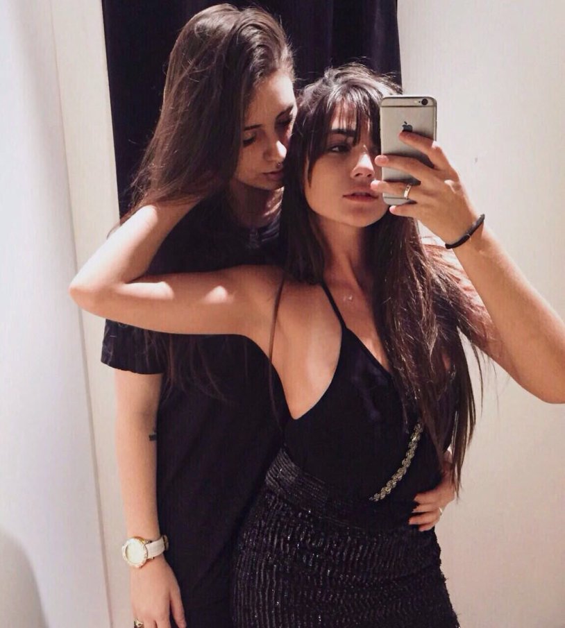 Beautiful lesbian selfie 2020