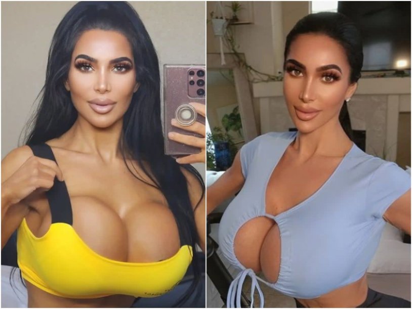 Ashten kim kardashian lookalike