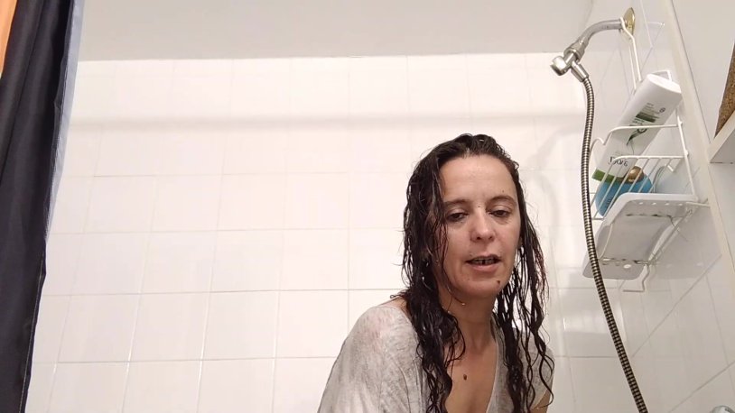 Woman in the shower