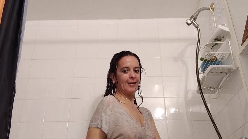 Girl in shower
