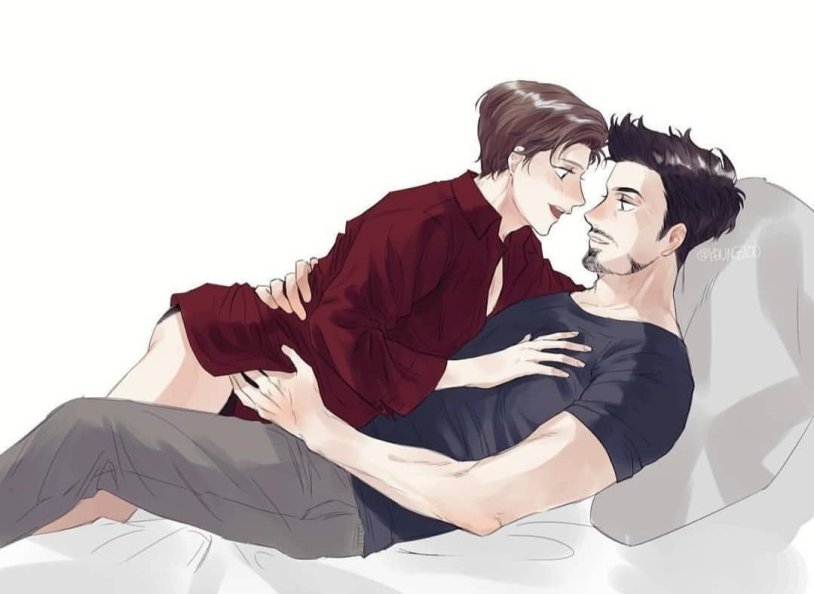Tony Stark and Peter Parker 18