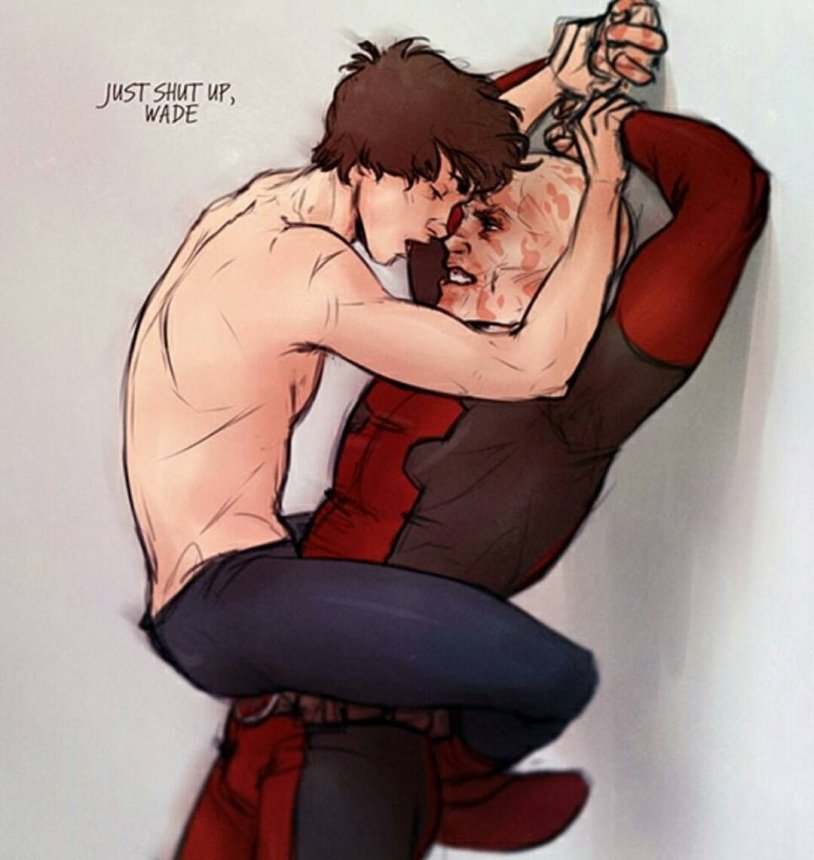 Wade Wilson and Peter Parker