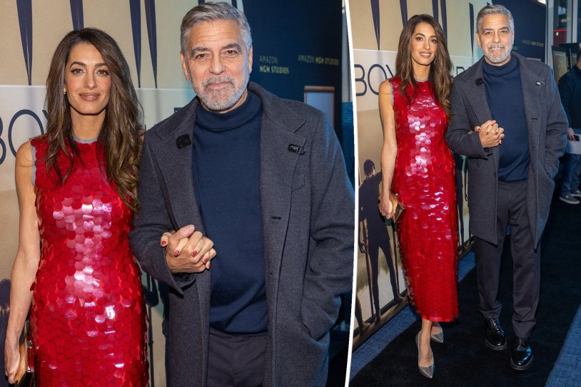 George Clooney and Amal