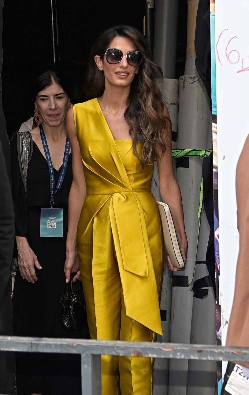 Amal Clooney Style in Clothing