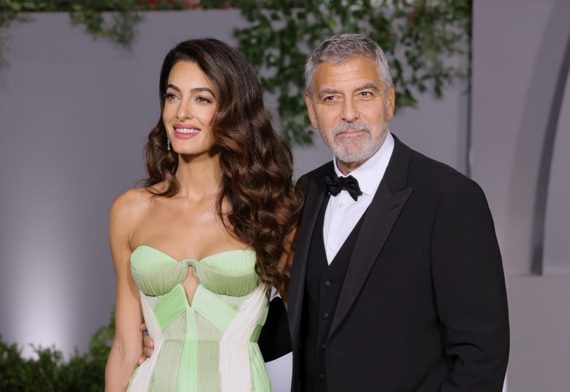 Amal Clooney and George