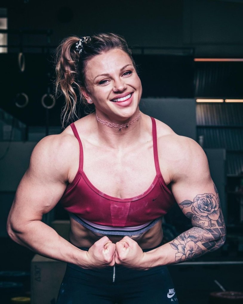 Bodybuilder girl