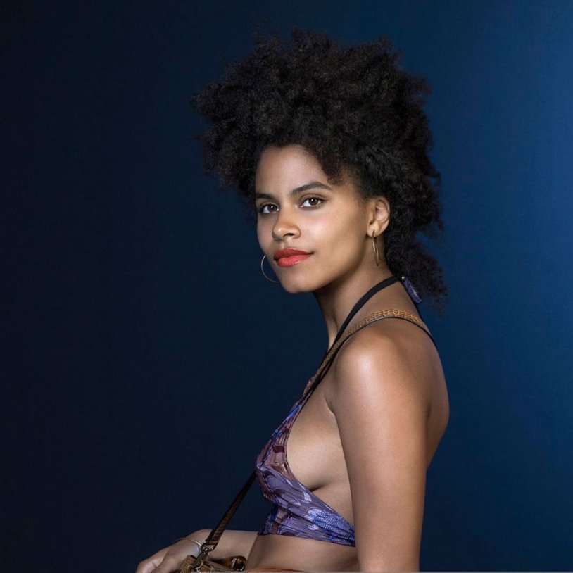 Zazie Beetz in a swimsuit