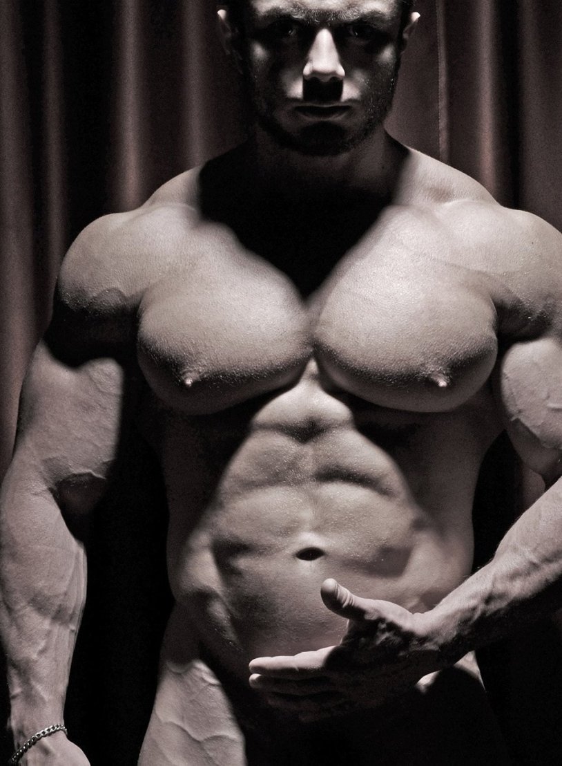 Muscle Man Fritz Helm with naked