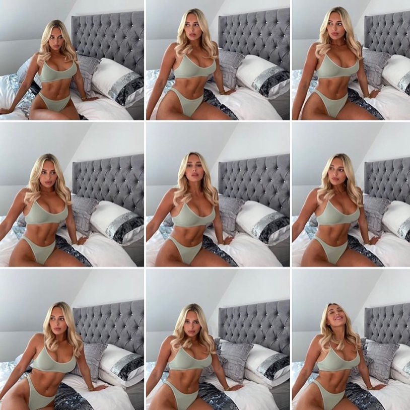 Amber Turner in underwear