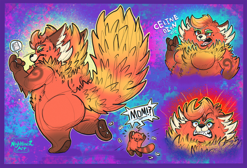 Turning Red Ming Lee Doodle Panda Ver Hentai