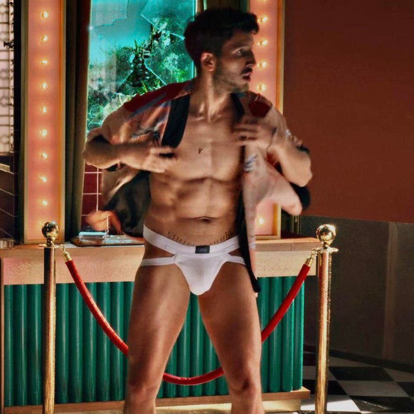 Sebastian Yatra in underwear