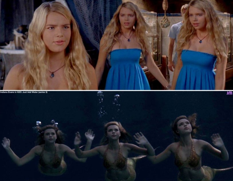 Indiana Evans Blue Laguna Naked