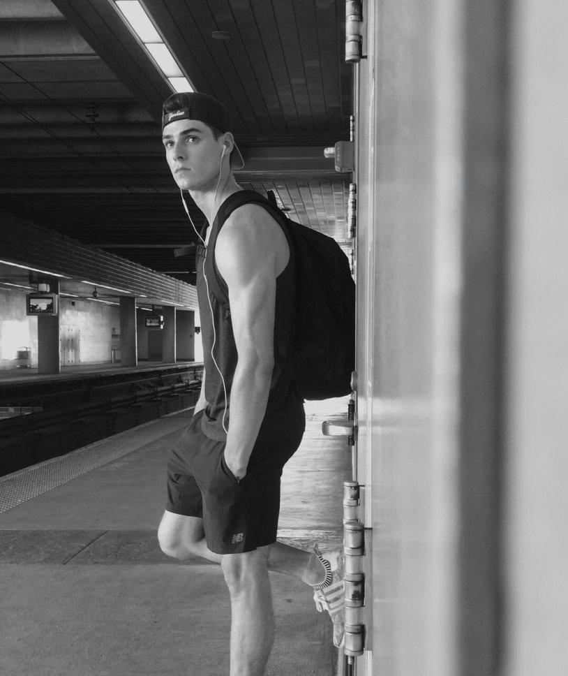 Rafael Miller with a girl