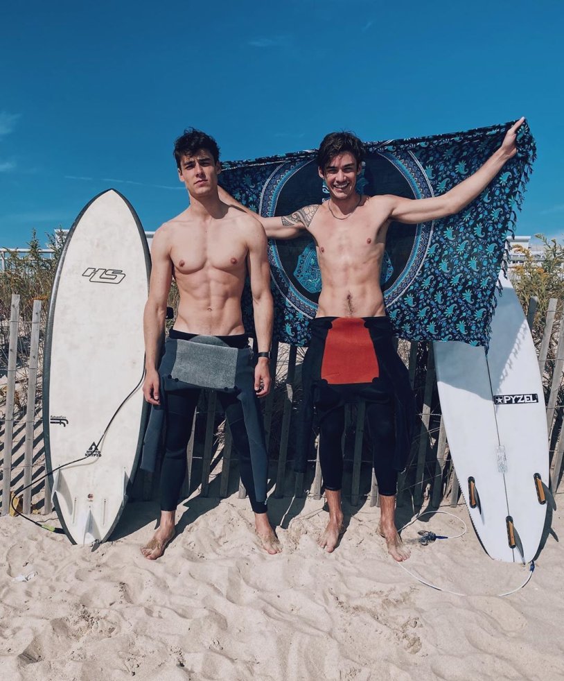 Rafael Miller and his boyfriend