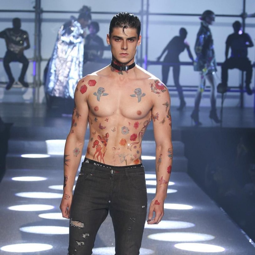 Rafael Miller Model without T -shirts