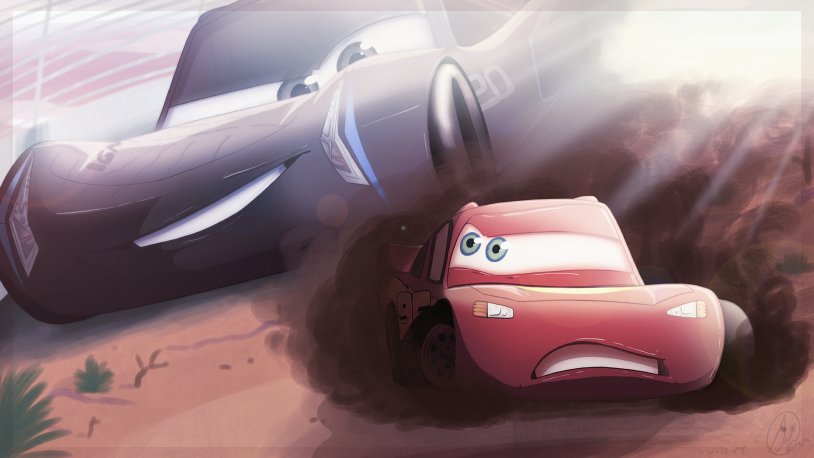 Cars 3 Sally and Maccuine