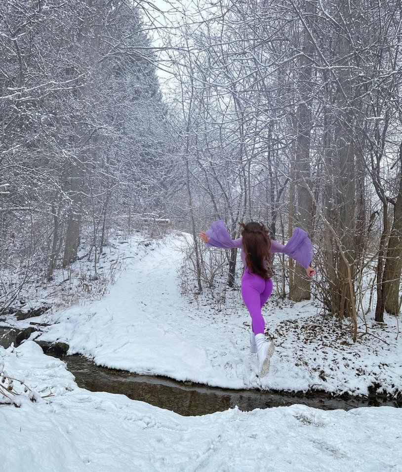 In the winter forest