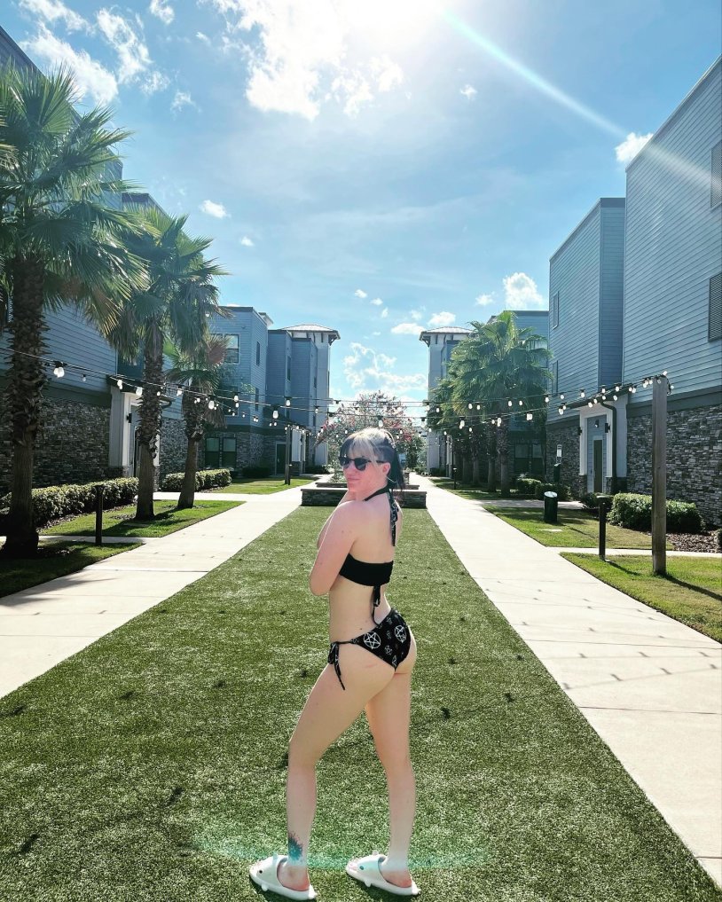 Figure in a swimsuit