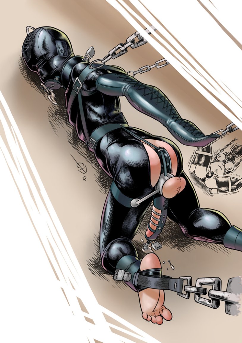 In Latex BDSM Bondage Art