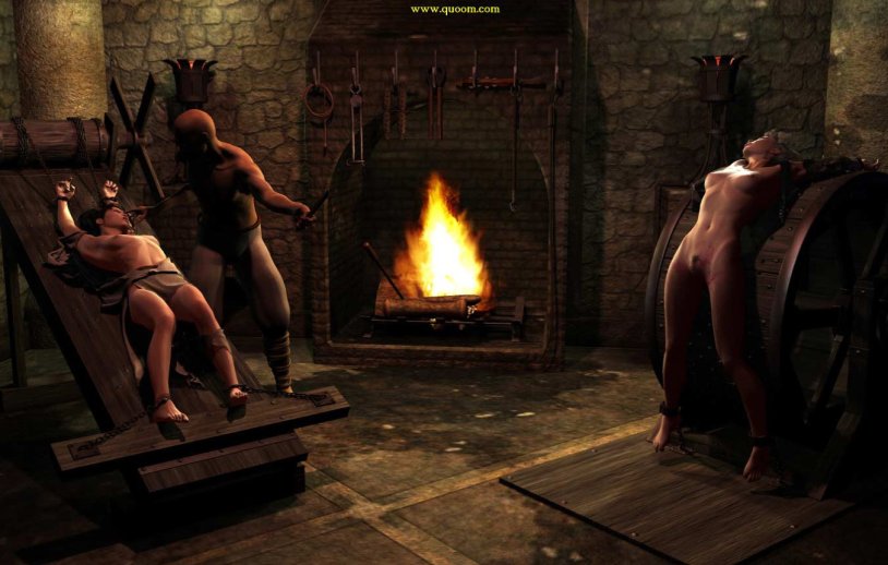 Quoom interrogation of the girl BDSM