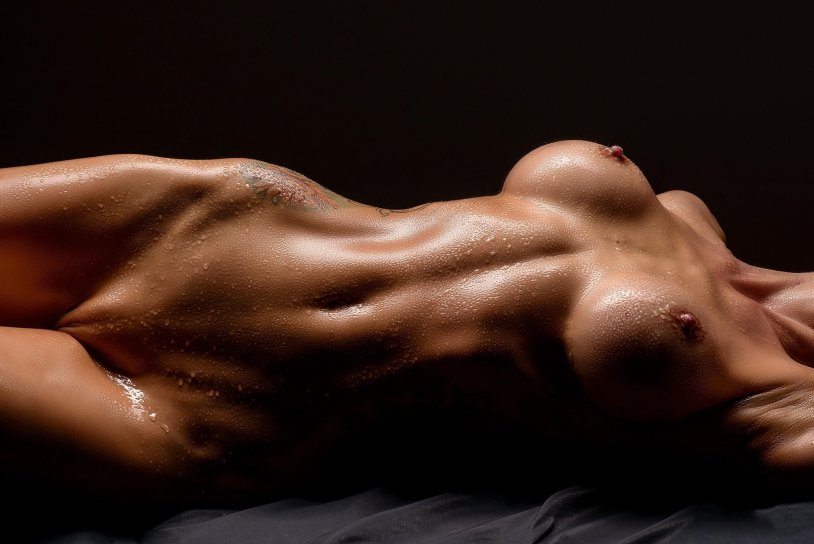 Beautiful naked body of a woman